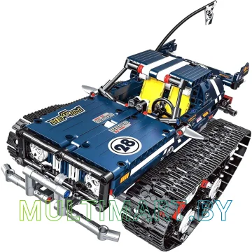 Конструктор Mould King 13025 Монстр-трак синего цвета картинка 3